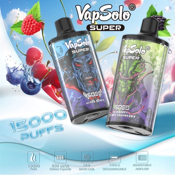 vapsolo super 15000 puffs Kategorijos Miniatiūra